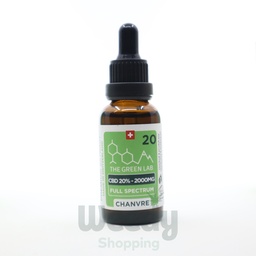 [THE GREEN LAB] Huile Chanvre Full Spectrum THC<1% CBD<20% - 30ml