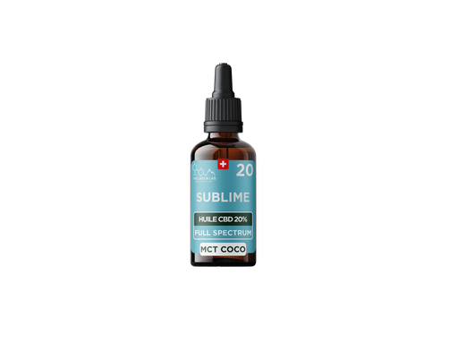 [THE GREEN LAB] Huile MCT Full Spectrum THC<1% CBD<20% - 10ml
