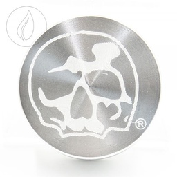 [NO NAME] CNC Grinder Skull Silver - 2parts