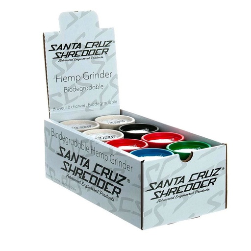 [SANTA CRUZ] Hemp Plastic Grinder - 2pcs - Assorted colors