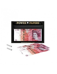 [POWER PAPERS] Pound Sterling Rolling Papers with Filter Tips