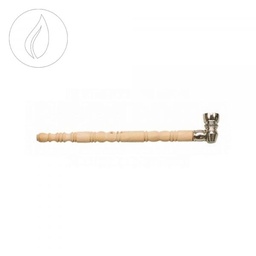 [NO NAME] Wood Metal Pipe 23.5cm