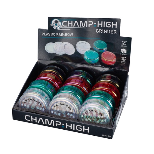 [CHAMP HIGH] Plastic Grinder - 50mm - 2pcs - RAINBOW  - Assorted colors