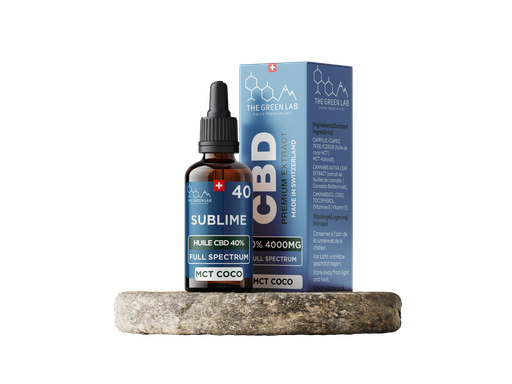 [THE GREEN LAB] Huile MCT Full Spectrum THC<1% CBD<40% - 10ml