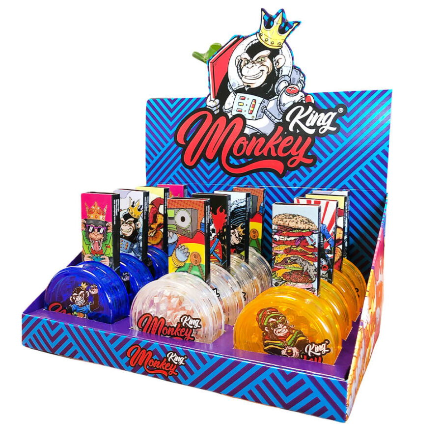 [BEST BUDS] Monkey King KS Slim Papers + 60mm Grinder