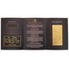[ROYAL ROLLING] Handgefertigtes Papier aus 24 Karat Gold – Single Deluxe