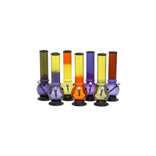 [NO NAME] Acryl Bong assorted - Assorted colors - 2" 29.5cm