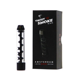 [TWIST'N SMOKE] Twisted Glass Blunt Black Amsterdam Special Edition