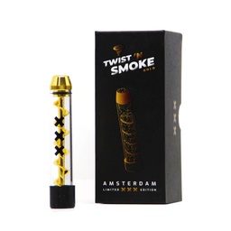 [TWIST'N SMOKE] Twisted Glass Blunt Gold Amsterdam Special Edition