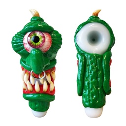 [STONED THING] Exhausted Pickle Glass Pipe Monster Edition 15cm