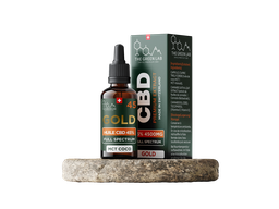 [THE GREEN LAB] Huile X-STRONG MCT GOLD - THC<1% CBD<45% - 10ml