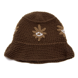 [HUF] NATURE BUDDY KNIT BUCKET HAT - BROWN - S/M