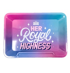 [WISE SKIES] Metal Rolling Tray - Her Royal Highness (20cm x 15cm)