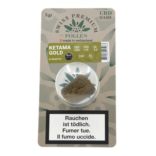 [SWISS PREMIUM POLLEN] Ketama Gold - 5g