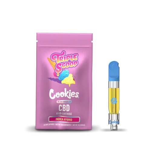 [COOKIES] Cartouche 510 CBD Distilate (1g) - Triple Scoop