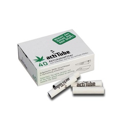 [ACTITUBE] Charcoal Filters - REGULAR - 8mm - 40pcs