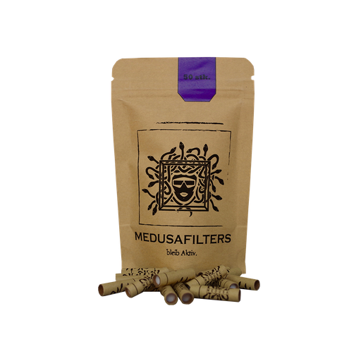 [MEDUSAFILTERS] Aktivkohlefilter - Spitzengröße X50 - Organic Edition