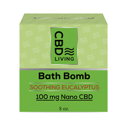 [CBD LIVING] Bath Bomb Eucalyptus (100mg) - 227g