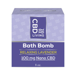 [CBD LIVING] Bath Bomb Lavender Relaxing (100mg) - 227g