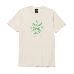[HUF] EASY GREEN TEE - NATURAL - LARGE