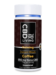 [CBD LIVING] Instant Black Coffee Calming (250mg) - 71g