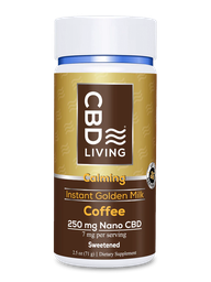 [CBD LIVING] Instant Golden Milk Coffee Calming (250mg) - 71g