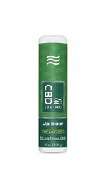 [CBD LIVING] Lip Balm Unflavored (50mg) - 5ml