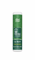 [CBD LIVING] Lippenbalsam ohne Geschmack (50 mg) - 5 ml