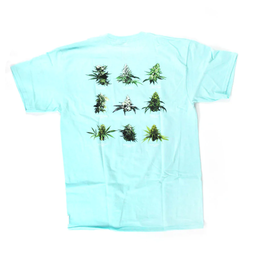 [HUF] SMOKERS LOUNGE STRAINS MINT TEE - LARGE